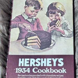 1934 Cookbook with Brown Cover